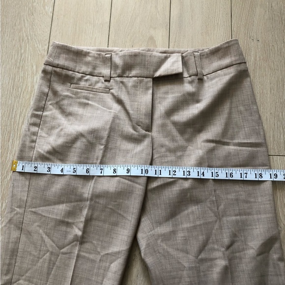 BCBG Maxazria Y2K Wool Blend Flare Pants in Beige - Picture 2 of 13